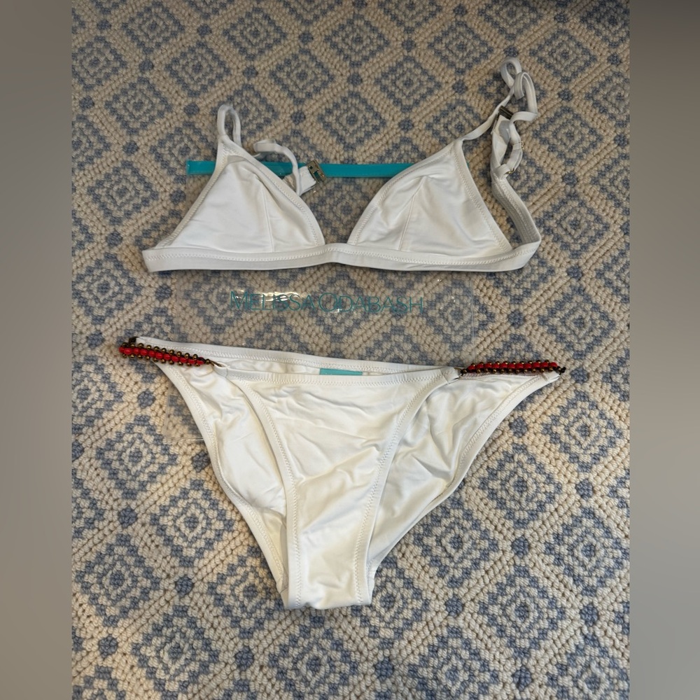 Melissa Odabash Elegant White Bikini